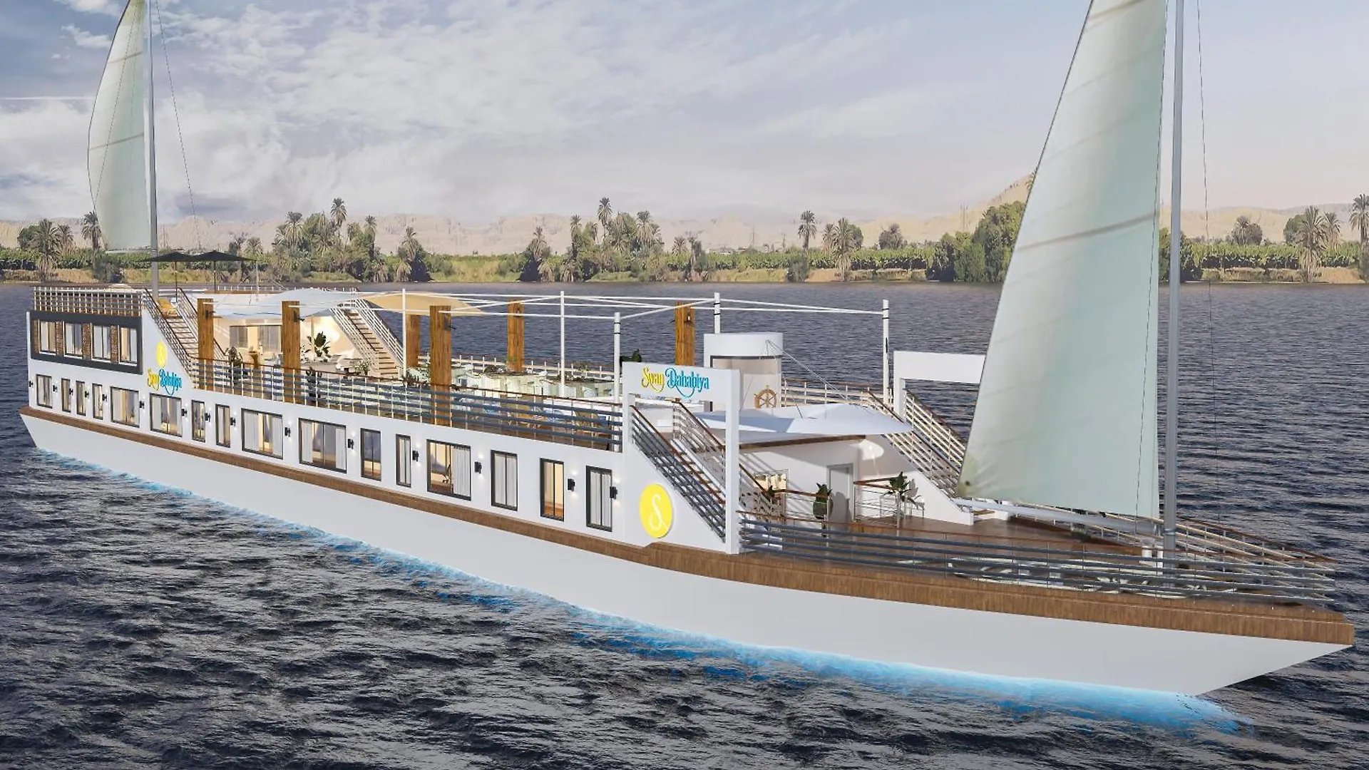 Botel Swan Dahabiya Luxury Boutique Nile Cruise Hotel Luxor